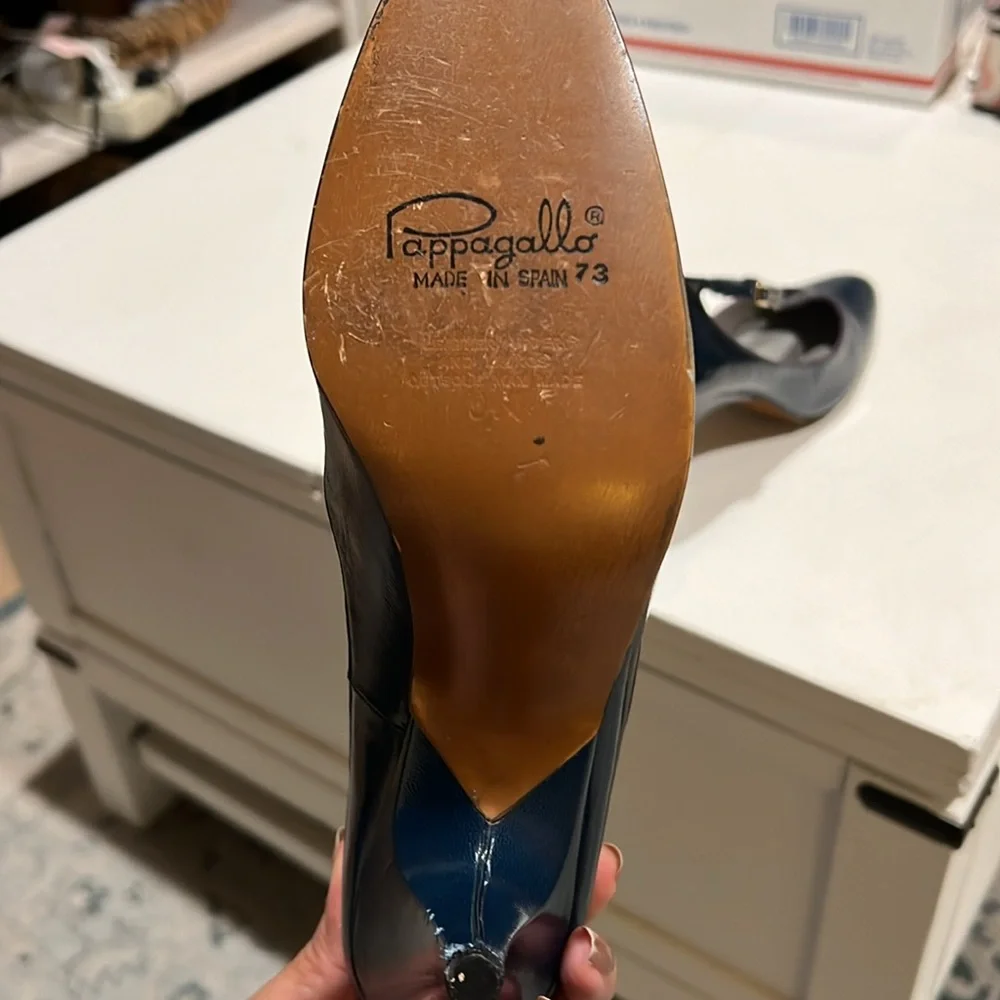 Pappagallo vintage made in Spain women’s size 9 narrow heels - Picture 11 of 14